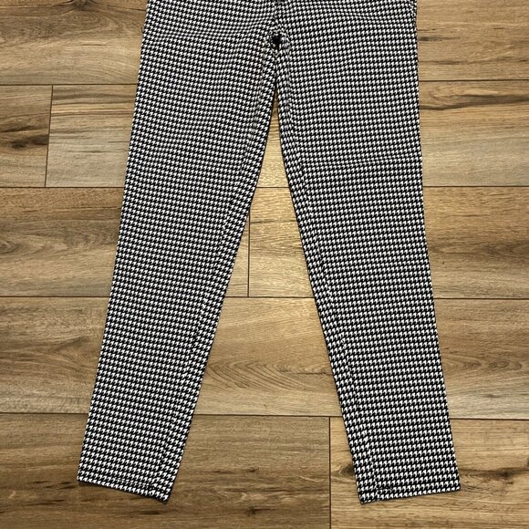 Women's Dang Goodman Tripp NYC Houndstooth Skinny Jeans SZ 11 Black Rocker Pants - Picture 3 of 14